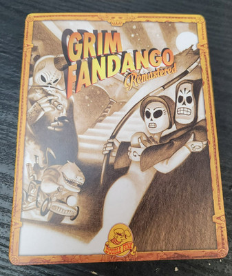 Grim Fandango Remastered With Slipcover Sony PlayStation 4 PS4 New Sealed