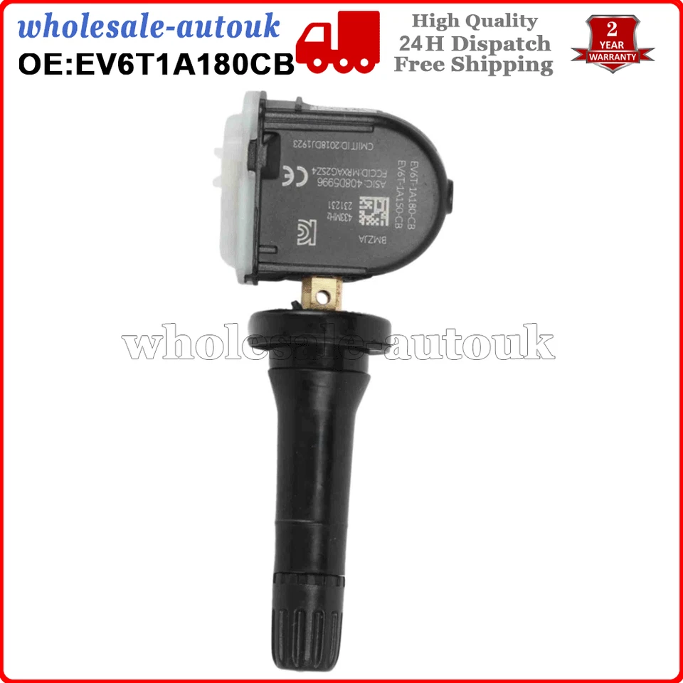 4x TPMS Tyre Pressure Sensor EV6T-1A180-CB Fit For Ford Focus Fiesta C-Max Kuga - Image 3 of 4