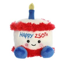 Aurora - Palm Pals - 5" America B'Day Cake Adorable Stuffed Animal
