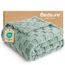 Bedsure Fleece Twin Blanket for Bed - Super Soft Cozy Blankets for Women, Cut...
