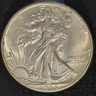 1944 P Philadelphia Mint 50C Walking Liberty Half Dollar AU/BU High Grade