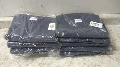 #ad Landau 5298T91 10 Pk Size S Blue Cotton Polyester Fabric Blend Shop amp; Lab Smock $69.99