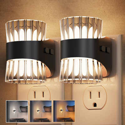 Night Light, Modern Night Lights Plug into Wall,2 Pack 3000K/4000K/5000K Adjusta