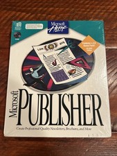 Microsoft Publisher Home CD-ROM Vintage Software 1993