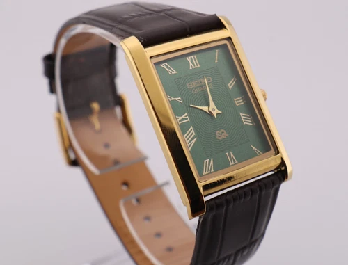 Vintage Seiko Slim Quartz Men's Wrist Watch - Comes With New Battery, New Strap