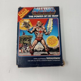 MOTU The Power Of He-Man (Intellivision) Cartridge, Manual, Insert, & Box