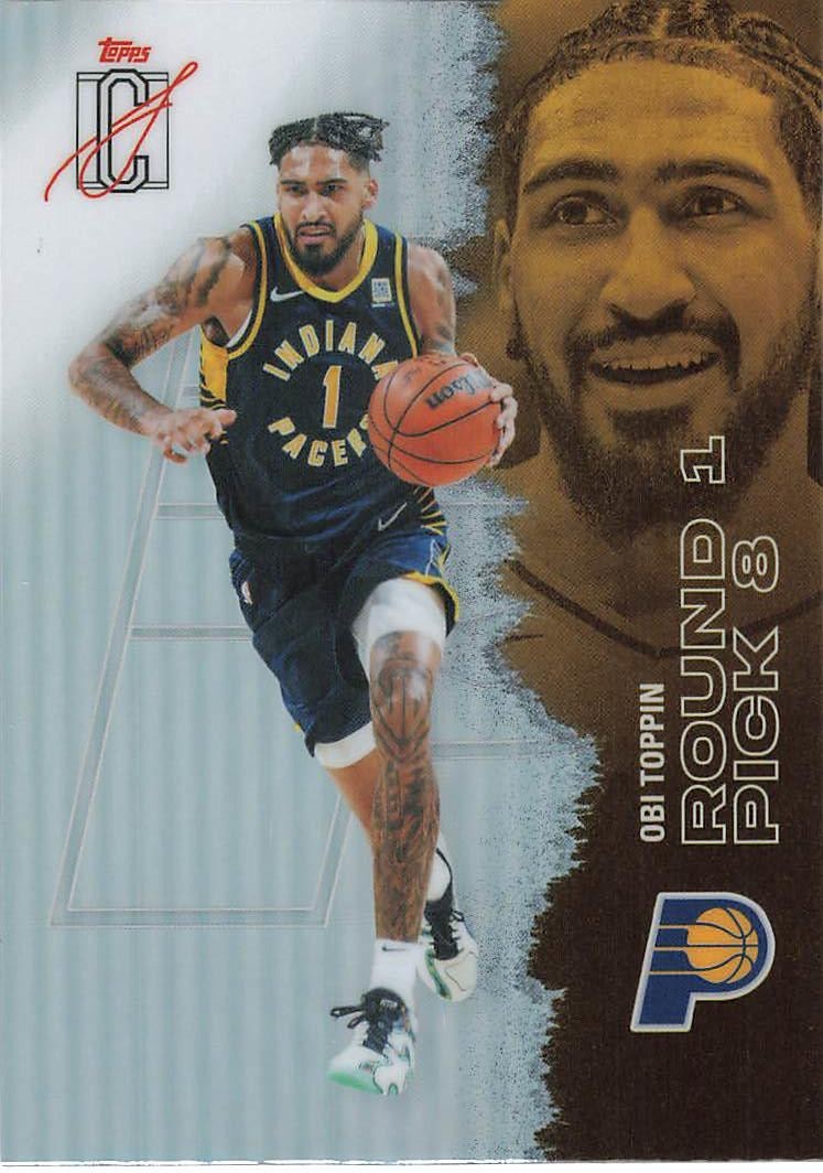 2020-21 Panini Chronicles -Obi Toppin Silver Holo #159 