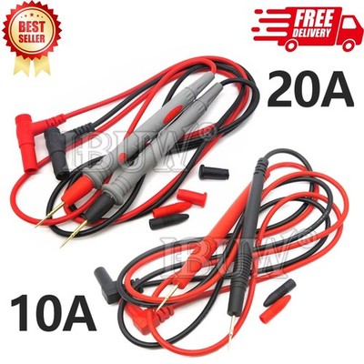 Universal 10A Digital Multimeter Test Leads Probes Volt Meter Cable ...
