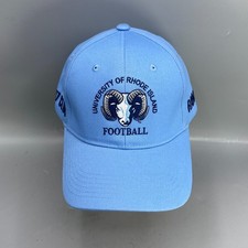 NCAA Rhode Island Rams Football Hat Men OSFM Blue Cotton Hook & Loop Performance