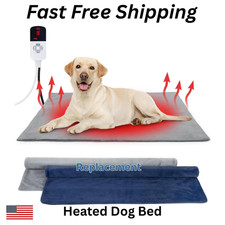 Pet Heating Pad Large Heated Dog Bed Outdoor Indoor House Electric Mat