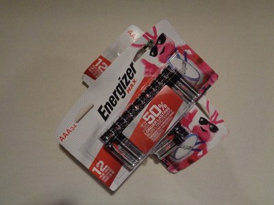 NEW ENERGIZER AAA MAX 24 PACK LOT OF 2 ALKALINE BATTERIES EXP 12/2035 LONG LIFE