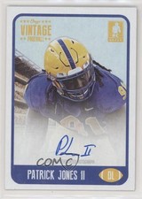 2021 Onyx Vintage Auto Blue Ink /400 Patrick Jones II #FAPA Auto 1u6