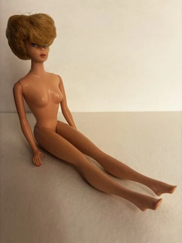 Vintage 1960s Midge Barbie Doll Mattel Straight Leg Blonde Blue Eyes Original