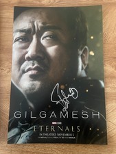 * BENEDICT WONG * signed 12x18 poster * ETERNALS * COA *