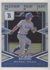 2020 Panini Elite Extra Edition College Tickets Holo Prizm Michael Toglia 6h5