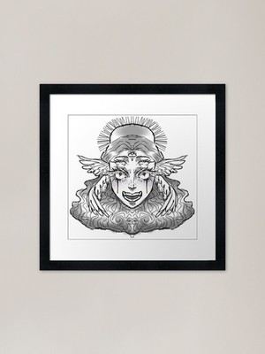Der Wahnsinn Gerahmter Kunstdruck Gerahmtes Wandbild Poster Leinwanddruck Bild