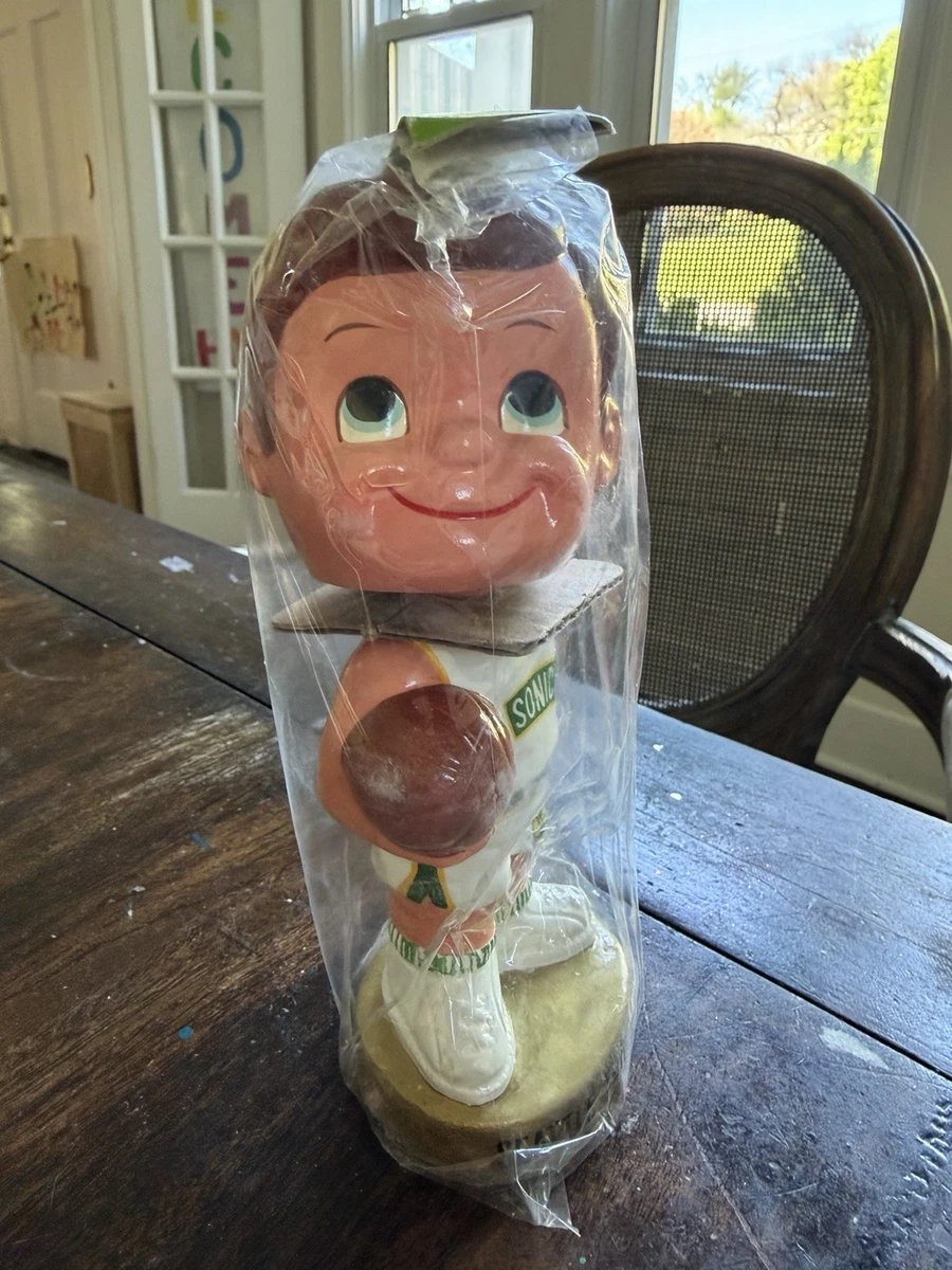 70's デッドストック! ナバホ族 ピクトリアルバスケット/ホーリーピープル Seattle Supersonics Basketball Vintage Bobble Heads for sale | eBay