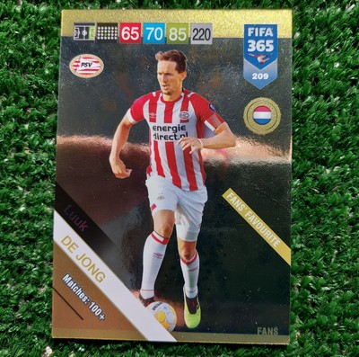 ADRENALYN XL FIFA 365 PANINI 2019 PSV CARD N°209 BY JONG FANS CARD  