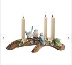 Fitz and Floyd Toulouse Bird Bluebird Candelabra Candleholder Large  — photo 7