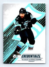 #35 2024-25 Upper Deck Credentials BASE { Oliver Bjorkstrand Kraken
