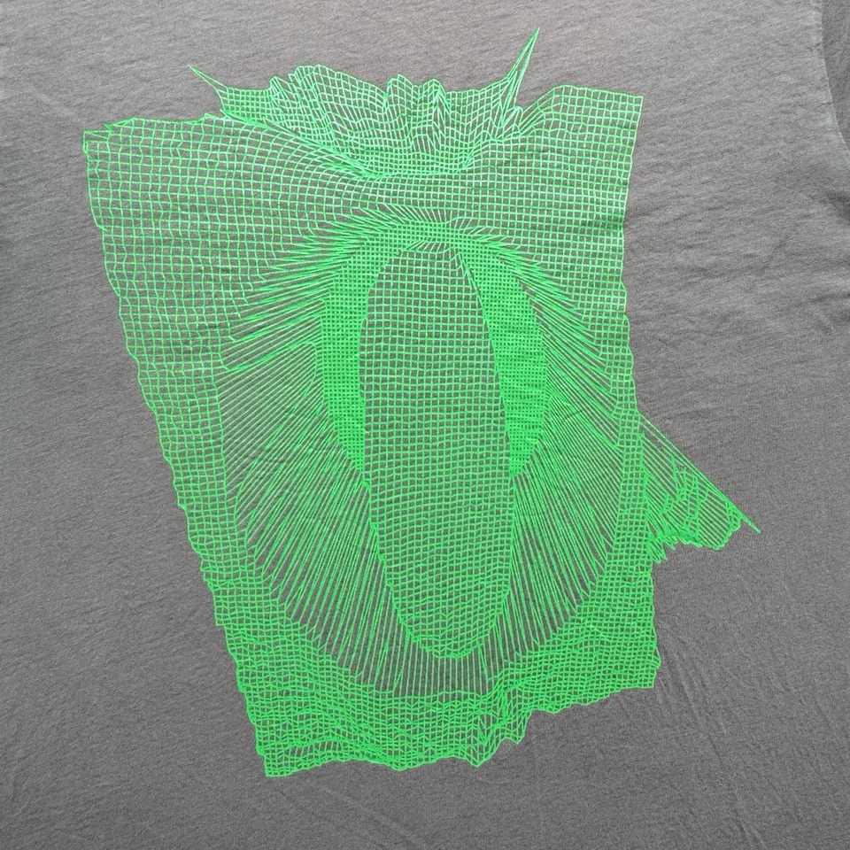 Stone Island The Letter Series Camiseta Gráfica Marrón Taupe Verde Malla Estampado XXL Foto 3 de 4