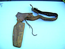 1950s MATTEL SHOOTIN SHELL FANNER COWBOY PISTOL HOLSTER