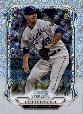 2019 Bowman Sterling Rookies Speckle Refractors #BSR80 Heath Fillmyer /99 - BB