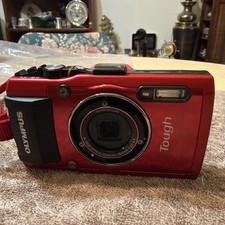 Olympus Stylus Tough TG-4 Digital Camera, Red 16MP With Battery  Charger