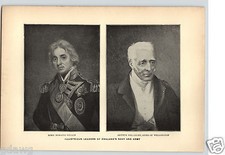 1899 Historical Portraits Lord Nelson Arthur Wellesley  Steam Engine James Watt