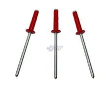 1/8" Multi-Grip Red Rivets Dzus Small Head Pop Rivet 50 ct. Racing Fasteners