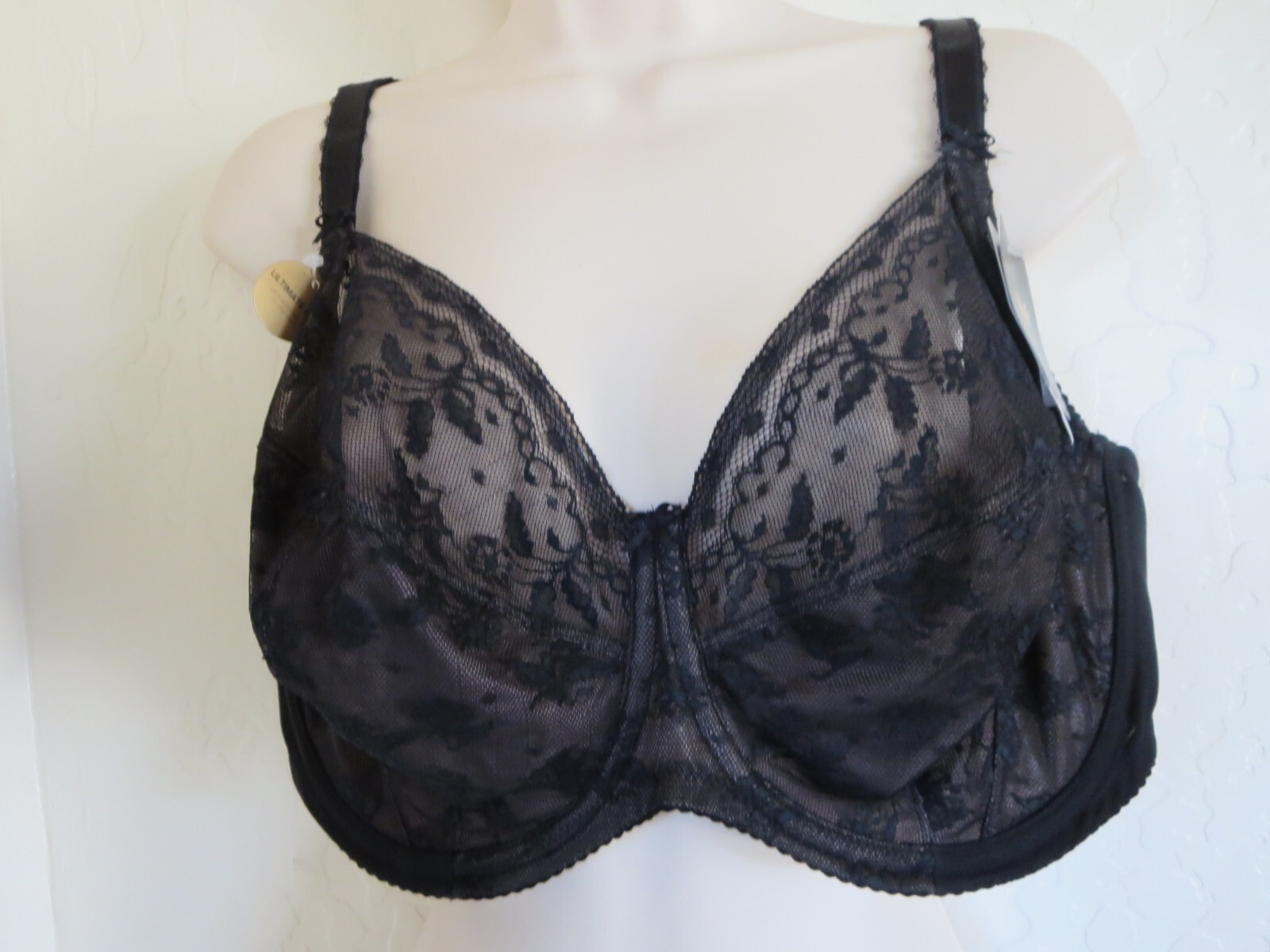Wacoal 40G #855433 Lifted In Luxury Underwire Bra, Black, Nwt $72