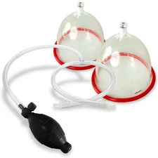 LeLuv EasyOp Bgrip Breast Pump Natural Enhancement Single Cups or Pairs