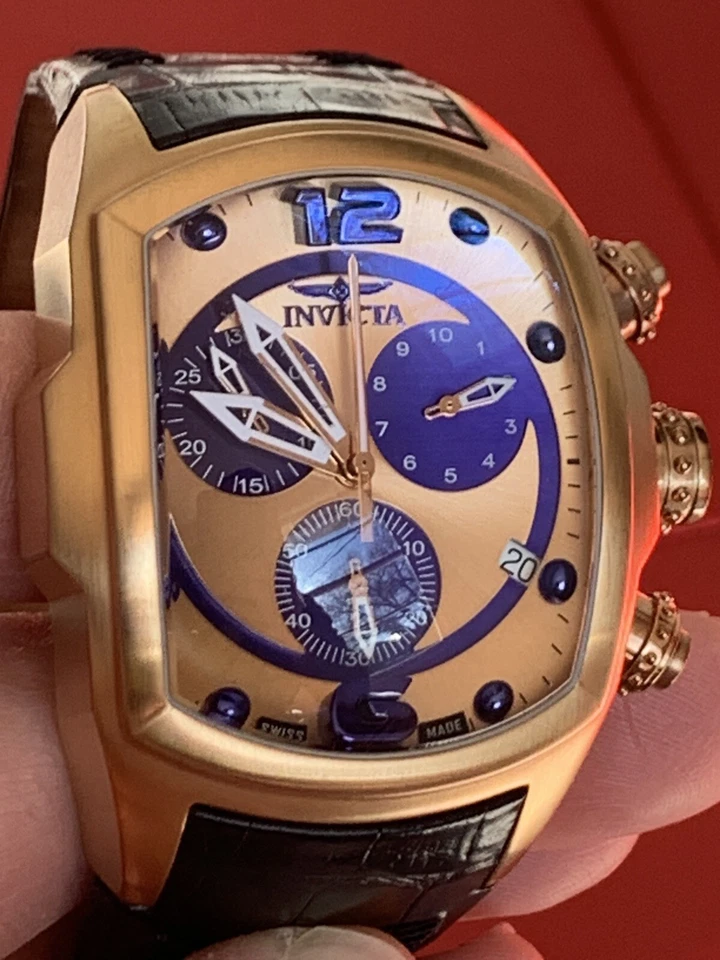 Invicta Lupah Chronograph Real Swiss Made! - Image 2 of 4