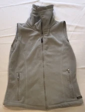 Calvin Klein Jacket Womens S Small Grey Performance Vest Sleeveless Pockets