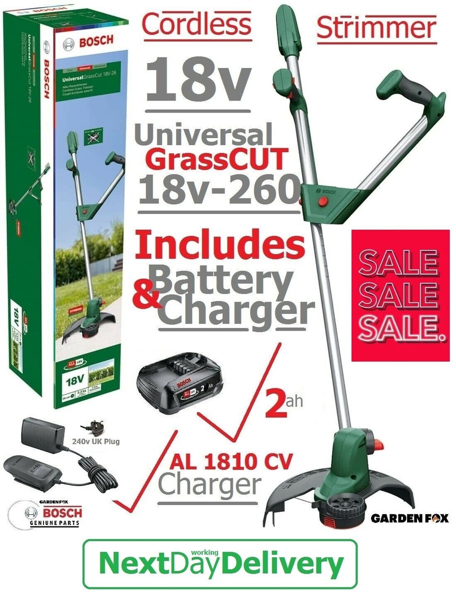 new BOSCH Universal GrassCUT 18V-260 Strimmer 06008C1D71 4059952614519 ZTS
