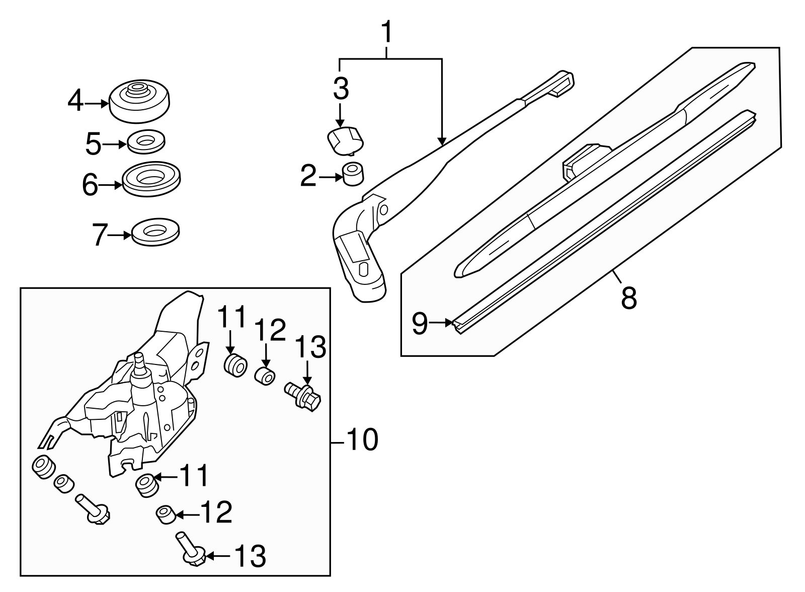 Genuine Honda Wiper Blade Insert Refill (400MM) 76632STKA02 eBay