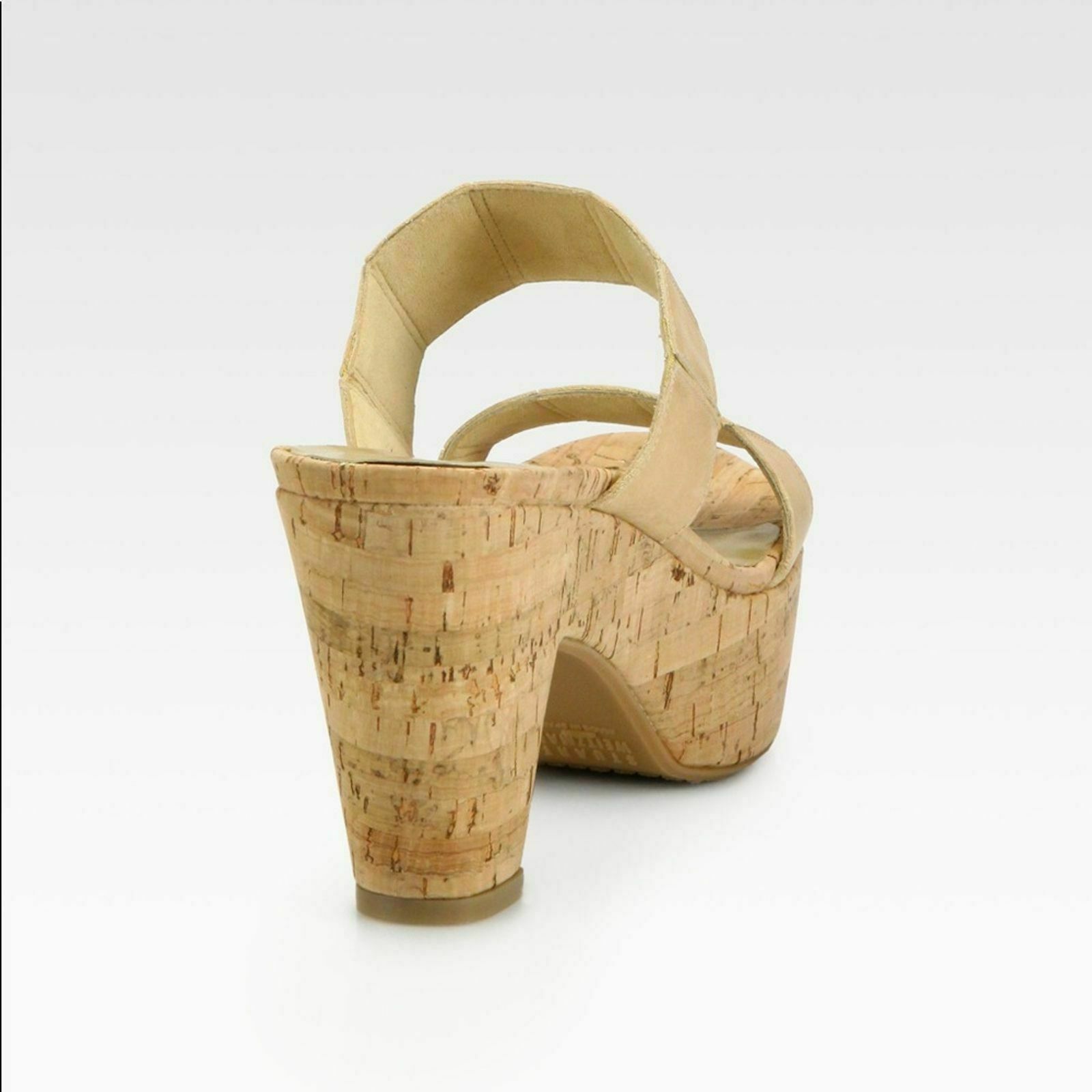 STUART WEITZMAN Patchwork Leather Cork Platform S… - image 2