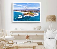 Port Hedland Print, Australia Wall Art, Seashore Framed Beach Wall Art, Coastal