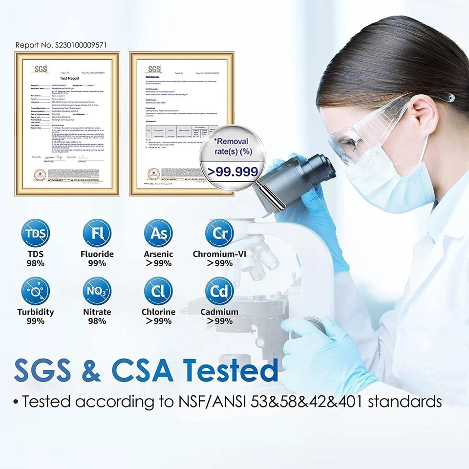 Waterdrop RO Umkehrosmose-Wasserfiltersystem, 600 GPD, tanklos - Bild 3 von 4