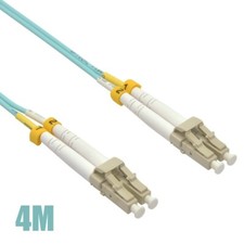 4M LC UPC to LC UPC Fiber Optic OM4 Multi-Mode Duplex 50/125 Patch Cable 13Ft