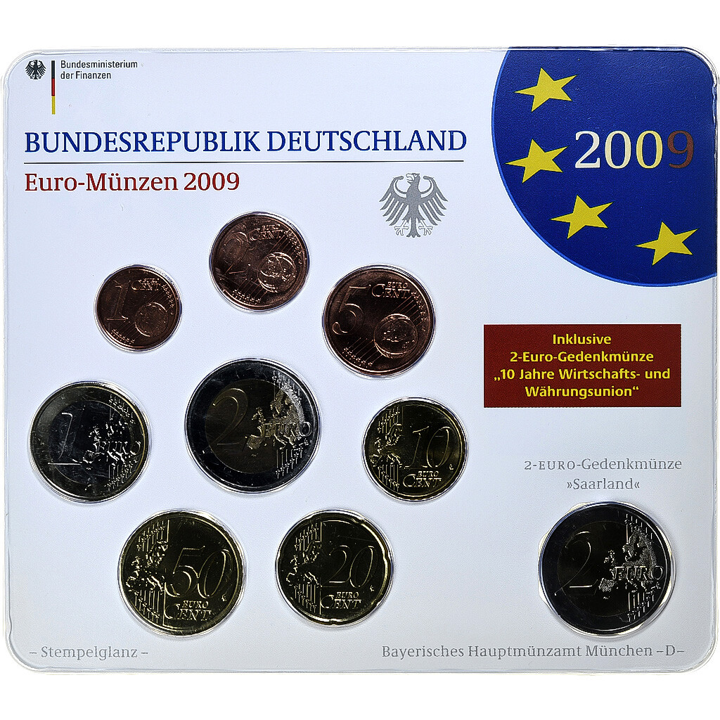 1272469] GERMANY - FEDERAL REPUBLIC, Set 1 ct. - 2 Euro + 2€,  Ludwigskirche, C | eBay