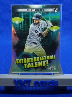 2023 Topps Cosmic Chrome Riley Greene RC Extraterrestrial Talent #ET-5 Tigers