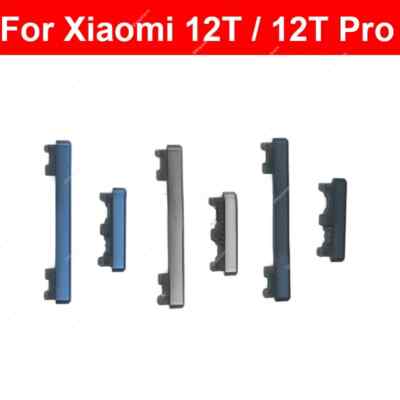 2set On OFF Power Volume Up Down Side Key Switch Parts For Xiaomi 12T 12T Pro 