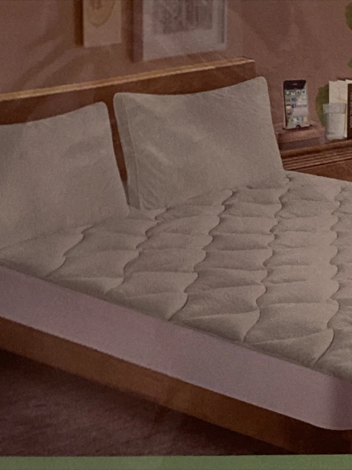 Almofada de colchão Sleepwell bambu infundido malha king 78”X80” totalmente acolchoada NOVA - Imagem 4 de 4