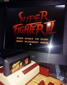 NES Famicom Nintendo "SUPER STREET FIGHTER 3 III CRASY" EXTRA RARE!! FC JAPAN