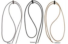 Kinnriemen Hutfangband Reiten Lederband Hutband Leder chin strap verstellbar 