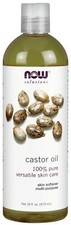 Now- 100 Pure Castor Oil for Skincare- 16 oz