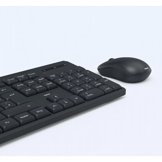 HAMA WKM-100 USB Wireless Keyboard Mouse Desktop Kit - 1200 DPI - AI Assist - Image 4 of 4