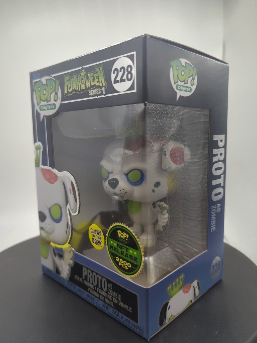 Funko Pop! Digital x Funkoween Proto As Zombie #228 LE 2500 GITD