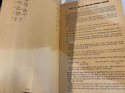 1953 sc, How to Use Pickett Log Log Slide Rules, Hartung - Picture 4 of 8